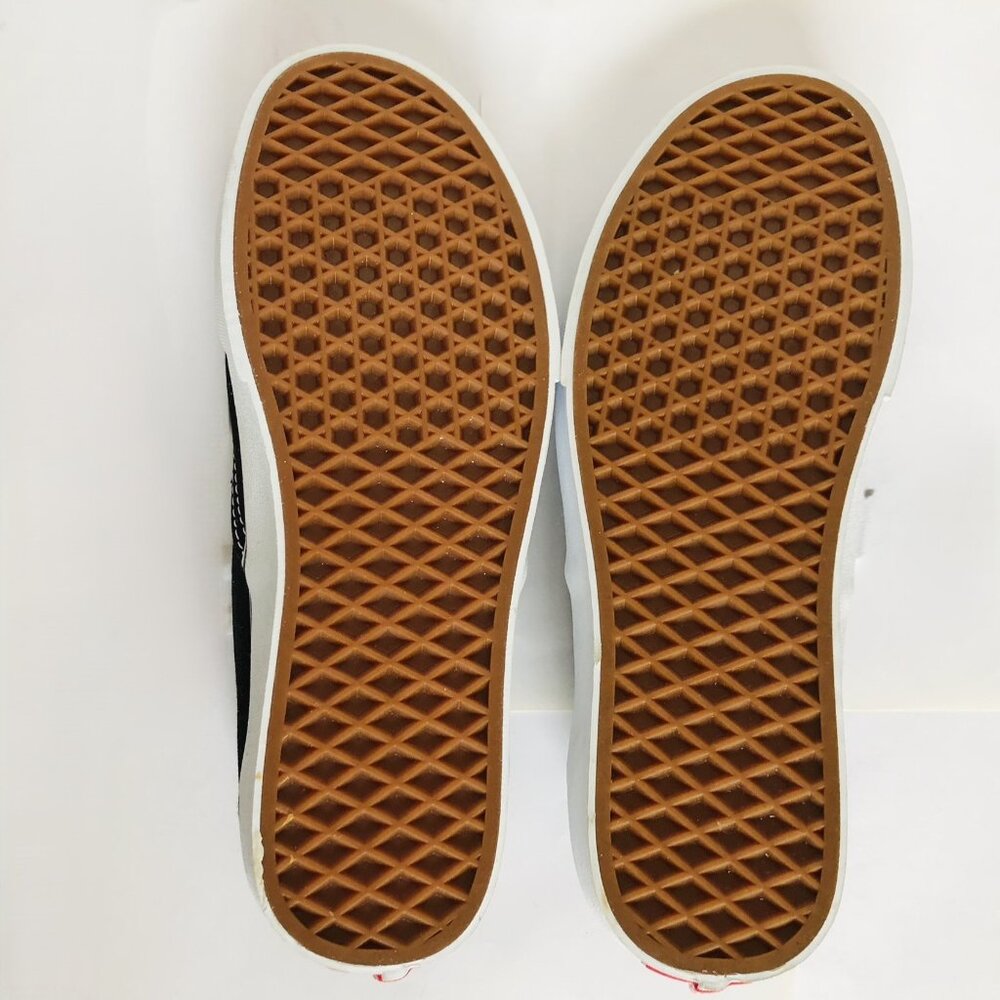 Vans Off The Wall New without Tag Shoes Canvas Sneakers Men 8 Women 9.5 Black - Picture 14 of 14